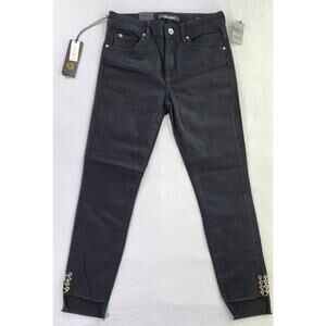 Mavi Jeans Womens 27x27 Black Tess High Rise Skinny Mavi Gold Casual MOB Chic